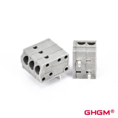 GH0744 không có nút bấm, Khoảng cách chân 3,5 mm, 7A, dòng cao, Đầu nối khối đầu cuối gắn PCB Linh kiện điện tử Bộ công cụ sở thích điện tử, khối đầu cuối PCB